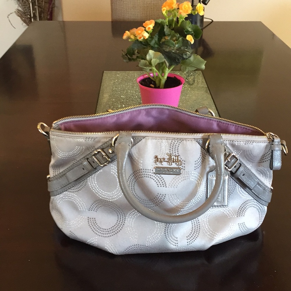 Authentic Coach brand  handbag, medium size.